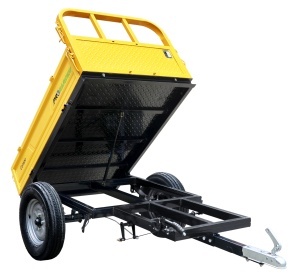 ProGARDEN Campo RM500CT remorca 500kg minitractor, 1 osie, prindere cupla, roti profil rutier 5.00-12, RIM 3.00B
