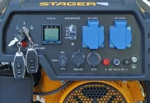 Stager FD 3600ER Automatic Generator curent monofazat, 230V, 3.0kW, benzină, conector ATS, multistart, autonomie pana la 20h - Img 5