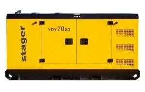 Stager YDY70S3 Generator insonorizat 70kVA, 89A, 1500rpm, trifazat, diesel - Img 3