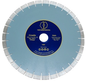 Tudee Disc diamantat debitare granit, profesional, 450x50x20x3.3mm, reductie