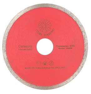 Tudee Disc diamantat debitare placi ceramice, standard, 115x22.2x5x1.6mm