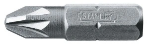 1-68-945 Bit Stanley PZ1, 25mm, 1/4"
