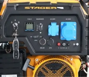 Stager FD 6500ER Automatic Generator curent monofazat, 230V, 5.5kW, benzină, conector ATS, multistart, autonomie pana la 20h - Img 7