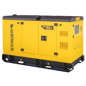 Stager YDY22S Generator insonorizat 22kVA, 87A, 1500rpm, monofazat, diesel - Img 4