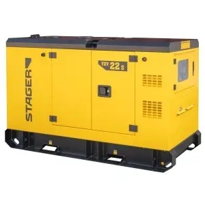 Stager YDY22S Generator insonorizat 22kVA, 87A, 1500rpm, monofazat, diesel - Img 4