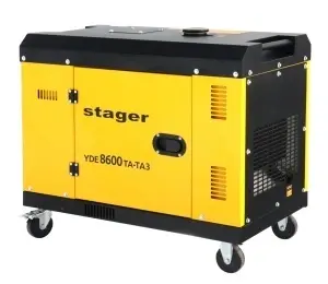 Generator insonorizat Stager YDE8600TA-TA3 V2, 7.5kVA, DualPower 230-400V, diesel, 3000rpm, pornire electrica - Img 3