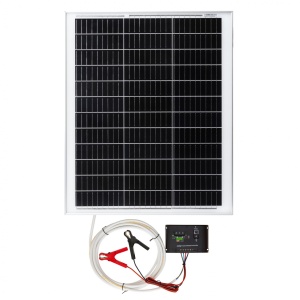 Panou solar monocristalin 100 W cu regulator de încărcare