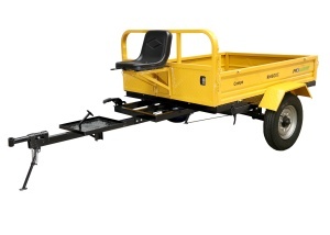 ProGARDEN Campo RM600C remorca 600kg motocultor, 1 osie, prindere bolt, roti profil rutier 5.00-12 - Img 2