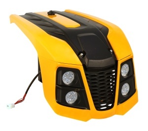 ProGARDEN Capota minitractoare cu 4 faruri LED Campo T12