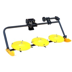ProGARDEN Cositoare frontala rotativa cu 3 discuri pentru minitractoare Campo T12 G2, G2.1, V25.1 - Img 2