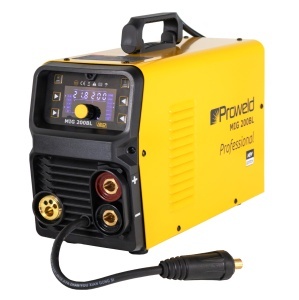 ProWELD MIG 200BL LED Synergetic, MIG/MAG, MMA, Oțel, Inox, Aluminiu, Fontă, 200A - Img 3