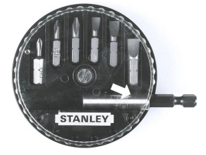 Stanley 1-68-735 Set 6 biti PZ 25 mm + adaptor magnetic 1/4"