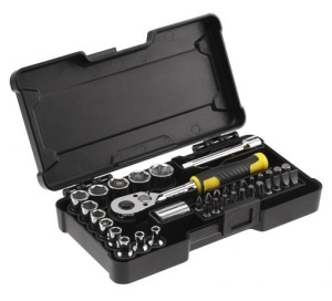 Stanley STMT82672-0 Set tubulare 1/4", 37 piese