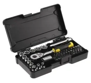Stanley STMT82672-0 Set tubulare 1/4", 37 piese
