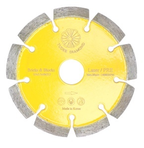 Tudee Disc diamantat debitare materiale constructii, premium, 115x22.2x10x2.2mm