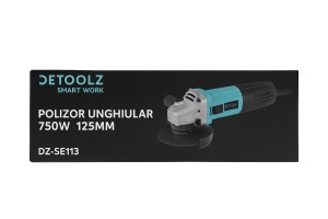 Polizor unghiular Detoolz DZ-SE113, 750W, 125mm