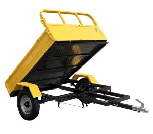 ProGARDEN Campo RM600CT remorca 600kg minitractor, 1 osie, prindere cupla, roti profil rutier 5.00-12