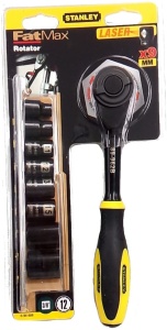 Stanley 0-94-606 Set 3/8 sfm de 9 tubulare cu clichet