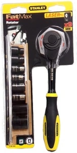 Stanley 0-94-606 Set 3/8 sfm de 9 tubulare cu clichet