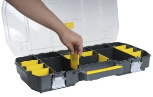 Stanley 1-97-514 Cutie de depozitare 24"-67 x 32,3 x 25,1 cm - cu organizator - Img 2