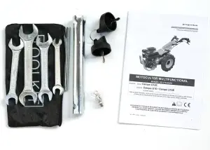 ProGARDEN Campo U16 motocultor multifunctional 14CP, benzina, EU V, pornire la sfoara, 3+2 viteze, reductor - Img 2