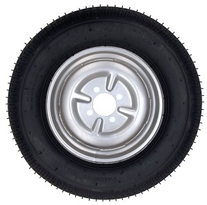 ProGARDEN Set roti complete profil rutier 5.00-12, 4 prezoane, RIM 3.00B - Img 2