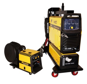 ProWELD MIG 500P invertor sudare MIG/MAG profesional, racire cu lichid, derulator detasabil, sudura aluminiu