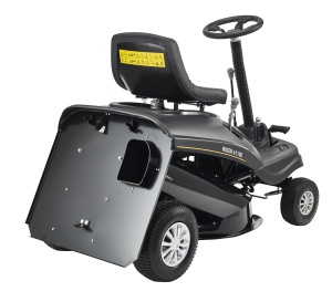 Texas Rider 6110E tractoras pentru tuns gazonul 2 in 1, 6.4CP, benzina, latime de taiere 610mm, inaltime taiere 35-75mm, sac colector 150l, pornire electrica - Img 2