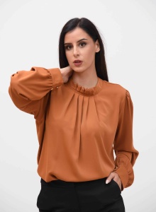 Bluza sa elegantnim naborima - Img 3
