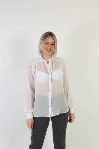 Elegantna bluza klasičnog kroja - Img 2
