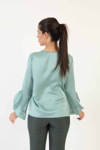Elegantna bluza sa zvonastim rukavima - Img 5