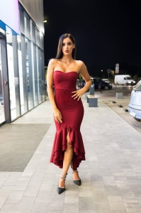 Svečana duga haljina-večernja haljina sirena kroja - Img 3
