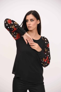 Bluza sa cvetnim printom - Img 2