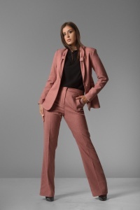 Roze komplet- sako i pantalone - Img 2