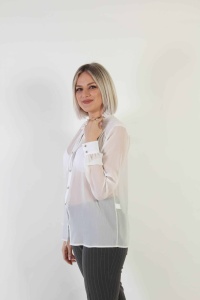 Елегантна блуза с класическа кройка - Img 3
