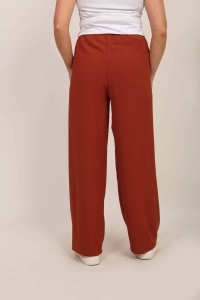 Ženske široke pantalone sa vezivanjem - Img 7