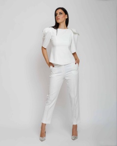 Bele elegantne pantalone - Img 2