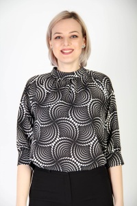 Ženska bluza sa dekorativnim dezenom - Img 2