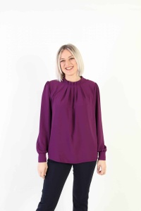 Bluza sa elegantnim naborima - Img 5