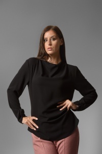 Elegantna ženska bluza dugih rukava