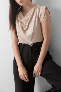 Elegantna bež bluza - Img 2