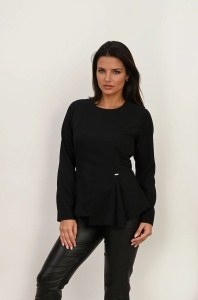 Elegantna crna bluza za posebne prilike - Img 4