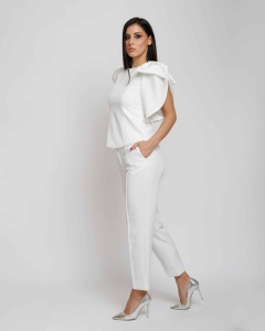 Bele elegantne pantalone - Img 3