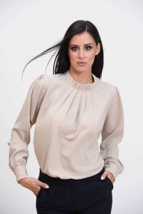 Bluza sa elegantnim naborima - Img 6