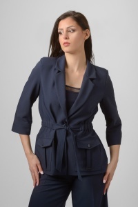 Elegantan strukirani teget sako