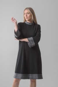 Elegantna crna haljina - Img 2