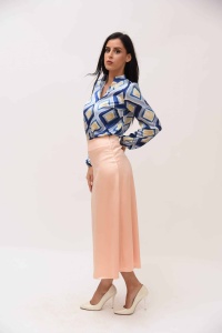 Satenska midi suknja – elegantan model - Img 2
