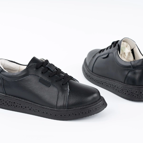 Pantofi Casual K2 Piele Naturala Black