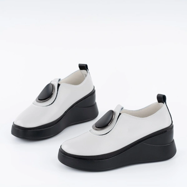 Pantofi Casual K3 Piele Naturala Grey