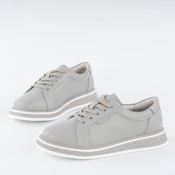Pantofi Casual K2 Piele Naturala Grey